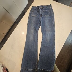 GAP Women's High Rise Flare Jeans